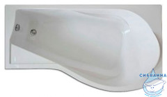 Акриловая ванна Bas Капри 170х95 R с ножками