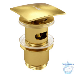 Донный клапан для раковины Wasserkraft A165 (матовое золото)