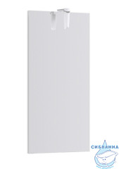 Панель с зеркалом и светильником Aqwella Classic Леон-МР 40 белый глянец