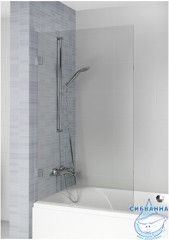 Шторка для ванны Riho VZ Scandic NXT X409 800x1500 L/P GX00513C0 профиль хром, стекло прозрачное